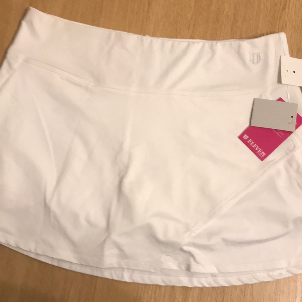 EleVen by Venus Williams White Mini Skirt